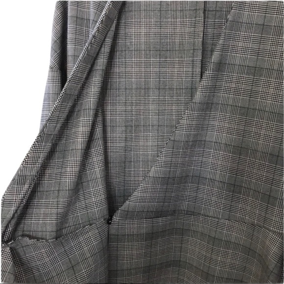 ZARA Checked Wrap Blouse - Picture 7 of 10